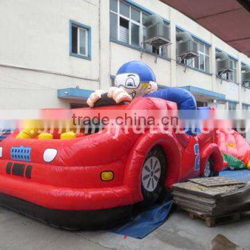 inflatable car obstacle course for amusement