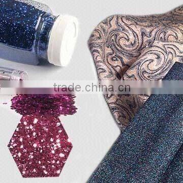 Applied on Fabric or Synthetic Leather, glitter powder