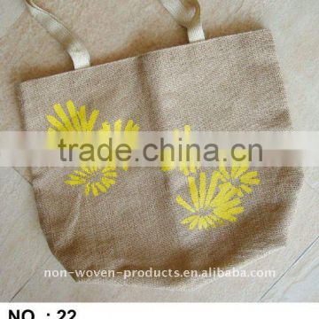 Jute Tote Bag (jute fabric shopping bag)