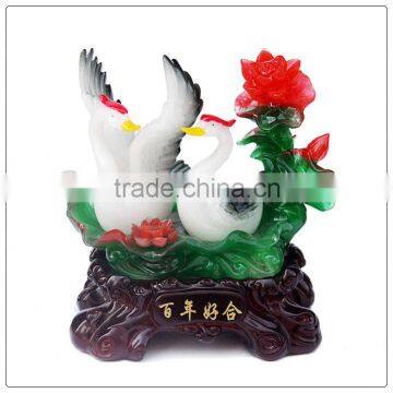 Resin animal swan statue hot sales