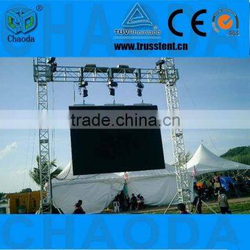 Outdoor event heavy duty aluminum led display truss