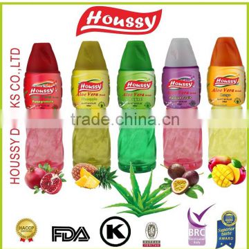 Houssy online shopping fruit juice aloe vera beverage