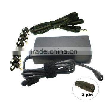 90W Universal AC Adapter 3Pin with 8 interchangeable dc tips