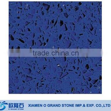 All Colors Of Blue Sparkle Artificial Quartz Stone Price