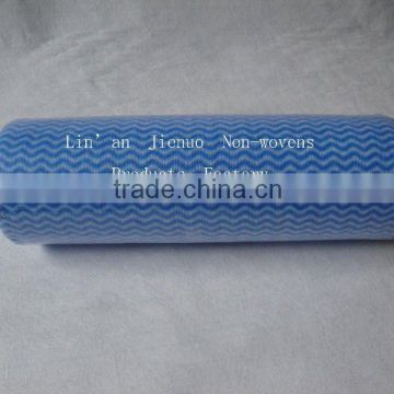spunlace nonwoven cleaning cloth in roll