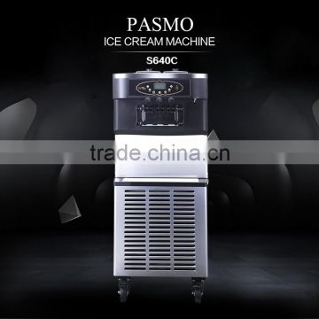 Pasmo S640C stand model 2016 low price high quality 2+1 flavors yoghurt ice cream maker machinery
