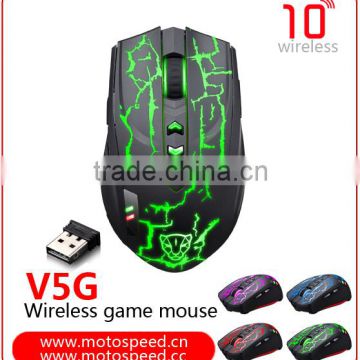 High dpi wireless mouse 2.4ghz gaming wireless mouse 6d wireless game mouse