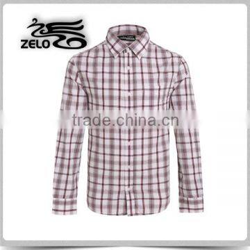 2015 new design mens plaids casual shirt