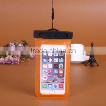 colorful carrying water proof bag for mobile phone (BLY8-0202WB)