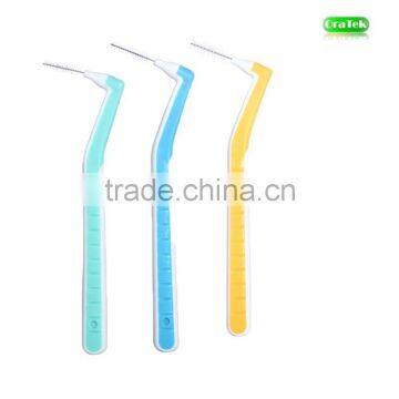 3 Size Refill Dental Polishing Interdental Brush Picks With Long Handle GT0071D