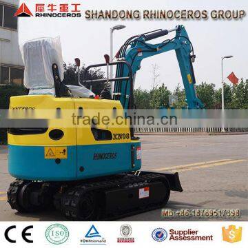 rubber track mini excavator/ 0.8 ton mini excavator / mini crawler excavator