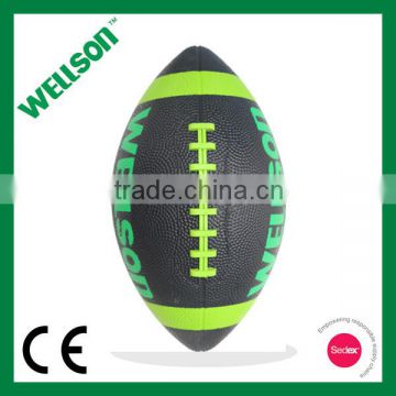 Branded rubber American football