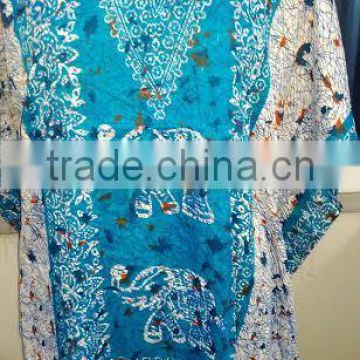 moroccan caftan wholesale price New Design 2014 Dress For Girls/ Ladies Pure Rayon Caftan / Kaftans elephant design caftan