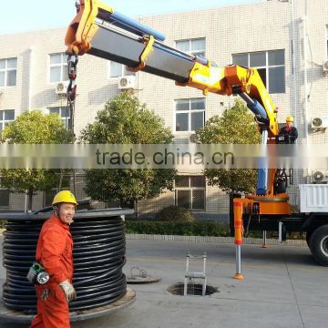 25ton crane with knuckle arms, SQ500ZB4, hydraulic crane on truck.