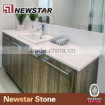 Newstar apartment or hotel bath quartz vanity tops