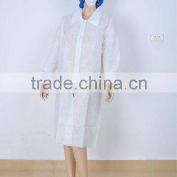 disposable nonwoven laboratory gown