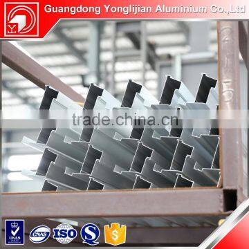 6063-T5 mill finish aluminum window profile