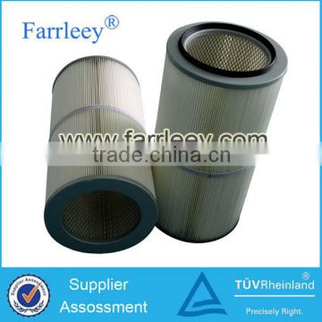 Farrleey Cylindrical Dust Collectors Spray Booths Filters Cartridge
