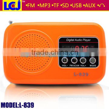 Hot sale very cheap mp3 players (L-839)