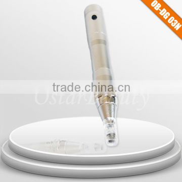 ( ROHS+CE ) rechargeable stamp electric pen facial massage roller beauty pen DG 03N