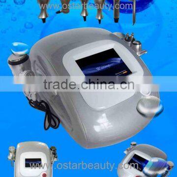 Wrinkle Removal Cavitation Machine / Vacuum Cavitation 32kHZ Rf / Cavitation Body Slimming Device Skin Tightening