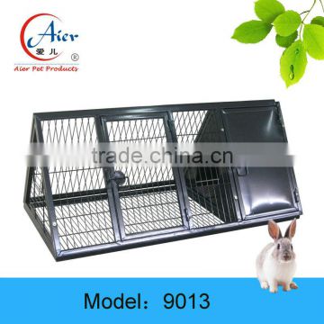 square metal rabbit cage