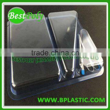 2017 customized plastic blister tray packaging with high quality