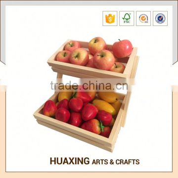 Competitive price gift wooden fruit basket arrangements