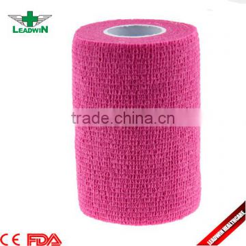 Certificated Non Woven Colored Self Adhesive Waterproof Elastic Bandage