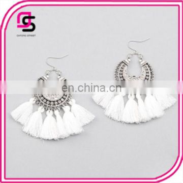Ladies fashion Alloy Multicolor lovely tassel earrings for all purpose