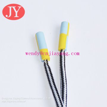 Dongguan Jiayang Soft silicone shoelace tip silicone aglets for draw cord