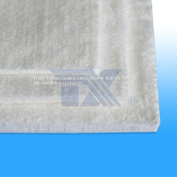 Silica glass fiber needle mat