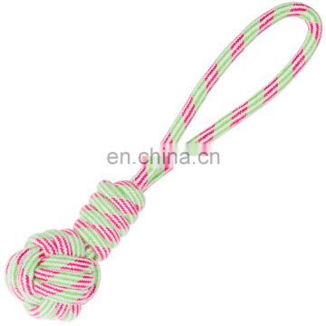 High quality recycled natural fetching pet cotton rope toys
