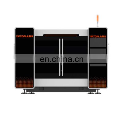 High power 8mm stainless steel cutting fiber laser cutting machine with high speed with whole cover