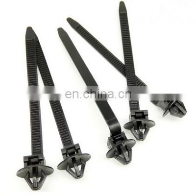 Accept Packing Car Fastener Push Mount Wire Tie Retainer Clip Releasable Clamp Straps