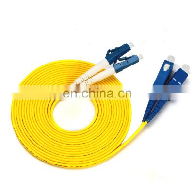 Manufacturer Supply Indoor Single Mode Gigabit Simplex Duplex LC To SCFiber Optical Patch Cord Cable