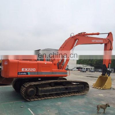 Cheap Japan Hitachi EX220 used crawler excavator on sale in Shanghai