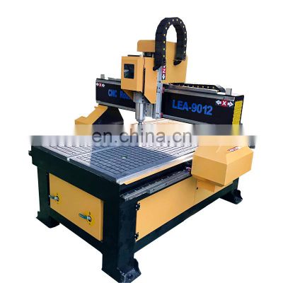 Jinan LEEDER CNC 900*1200mm 3d wood machine doors and windows engraving cutting cnc machine 9012