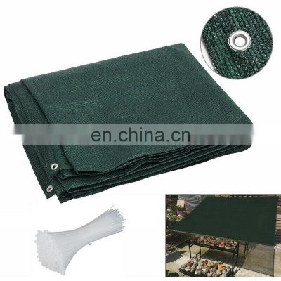 Plastic Net HDPE knitted 75% Agricultural DarkGreen shade net