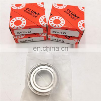 Supper Cheap price bearing SS6004ZZ size 20x42x12mm Stainless SS6004ZZ bearing