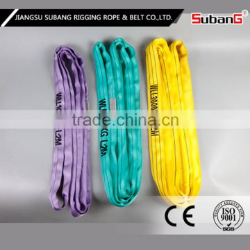 Cheap and fine polyester webbing lifting slings types