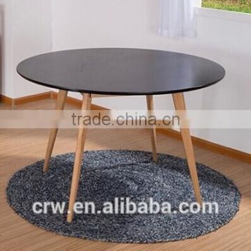 DT-4046-1 Classic eco-friendly solid wooden round dining table dining room furniture