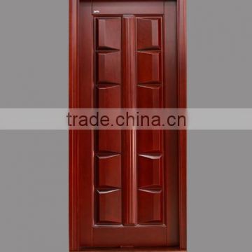 Outdoor wooden merantic doors aluminum solid wood