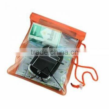 A4 orange waterproof pounch for map or wallet