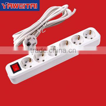 europe high quality group extension sockets with wire