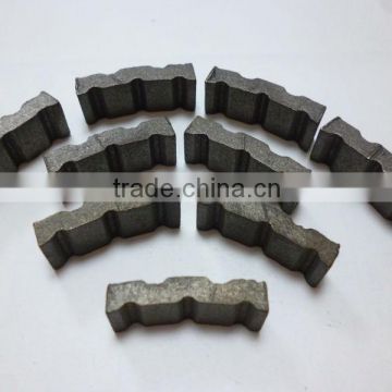 Diamond segment for granite cutting blade