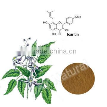 Natural Epimedium Extract of Icariin and Icaritin 98% Sex Powder