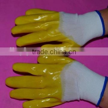 Cheap PVC coated nylon gloves manufacturer