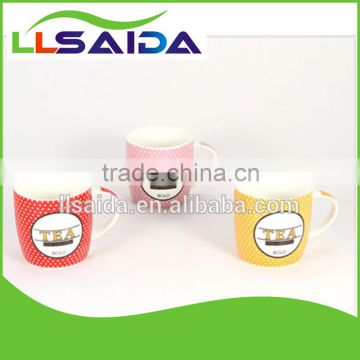 Promotional mini ceramic mug saida ceramic tea mug