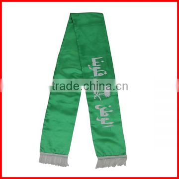 promotional and popular 130*14cm scarf,Iraq country scarf,sports club scarf